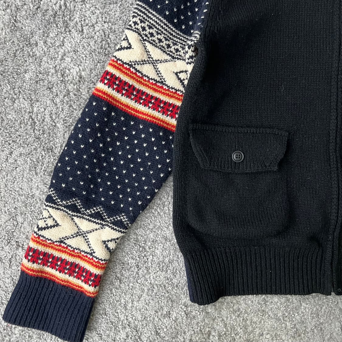 준야와타나베 집업 니트 L 상품이미지3