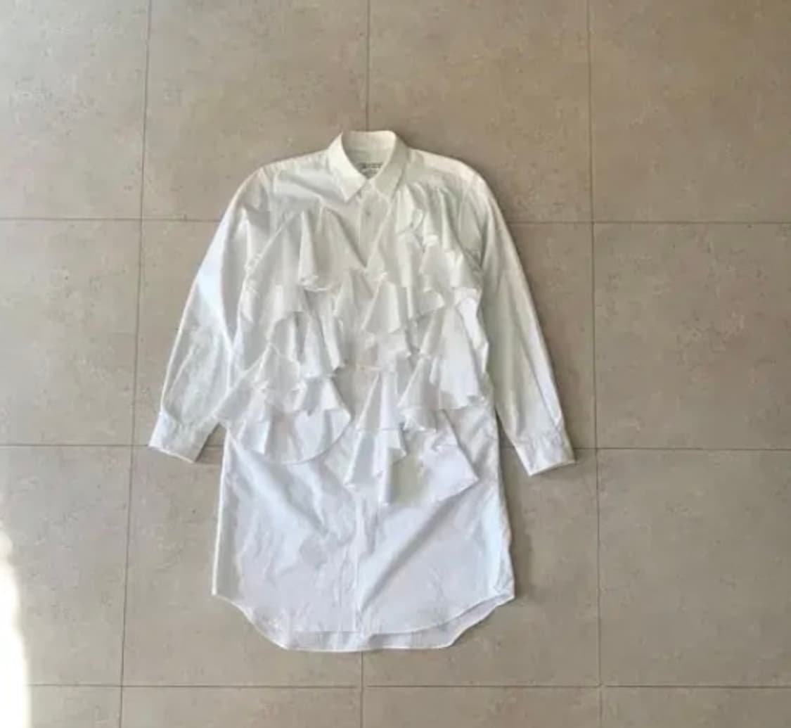 꼼데가르송 러플 롱 셔츠 상품이미지3