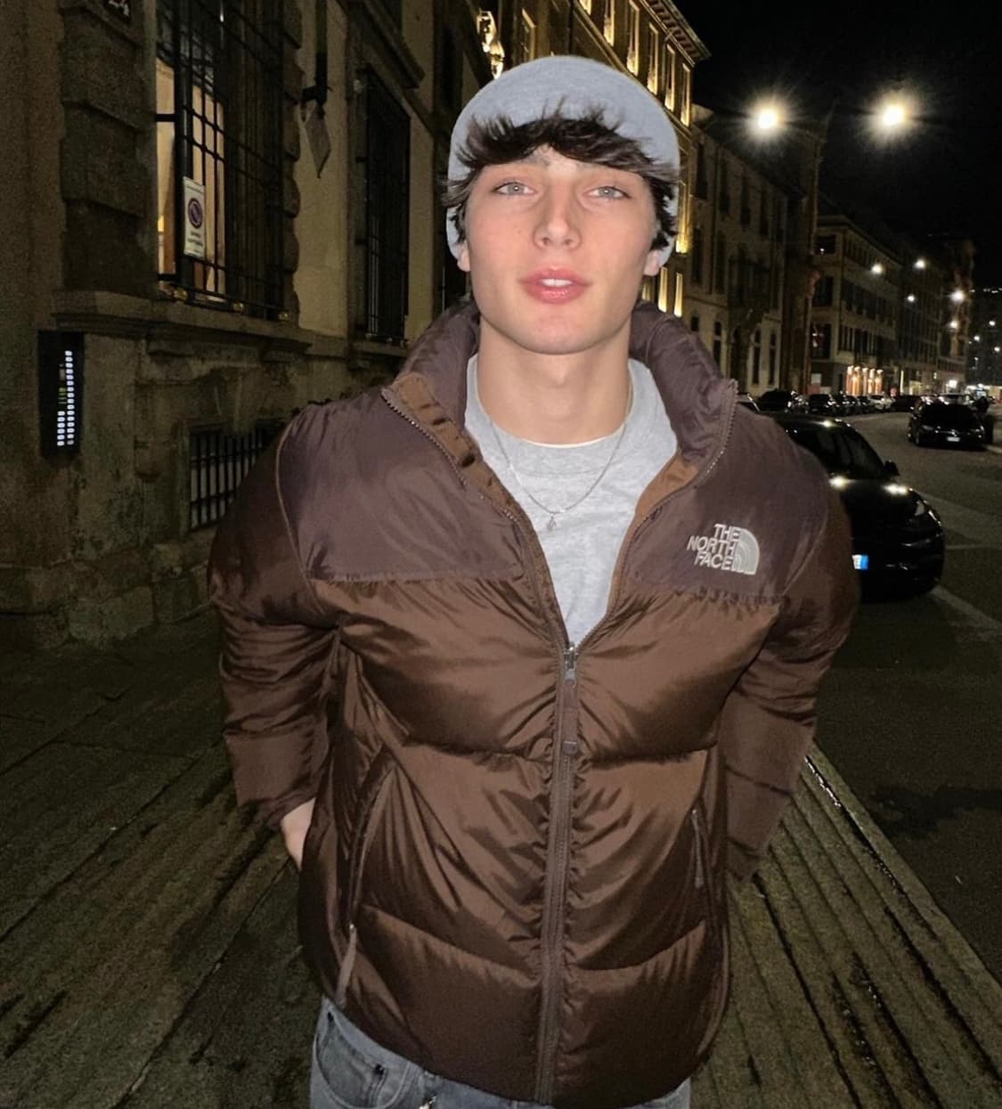 노스페이스 눕시 브라운 패딩 상품이미지4