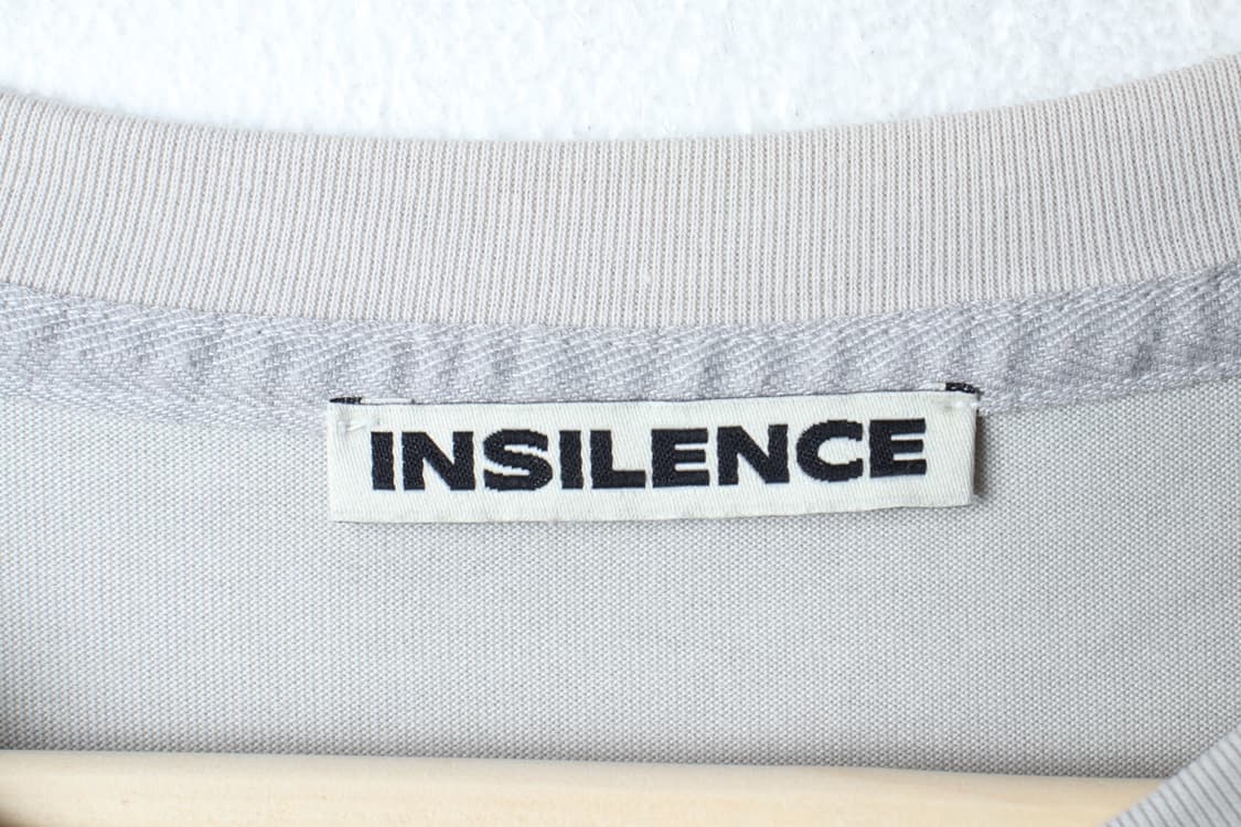 (L-2XL) 인사일런스 반팔 티셔츠 오버핏 베이지 무지-H32821 상품이미지5
