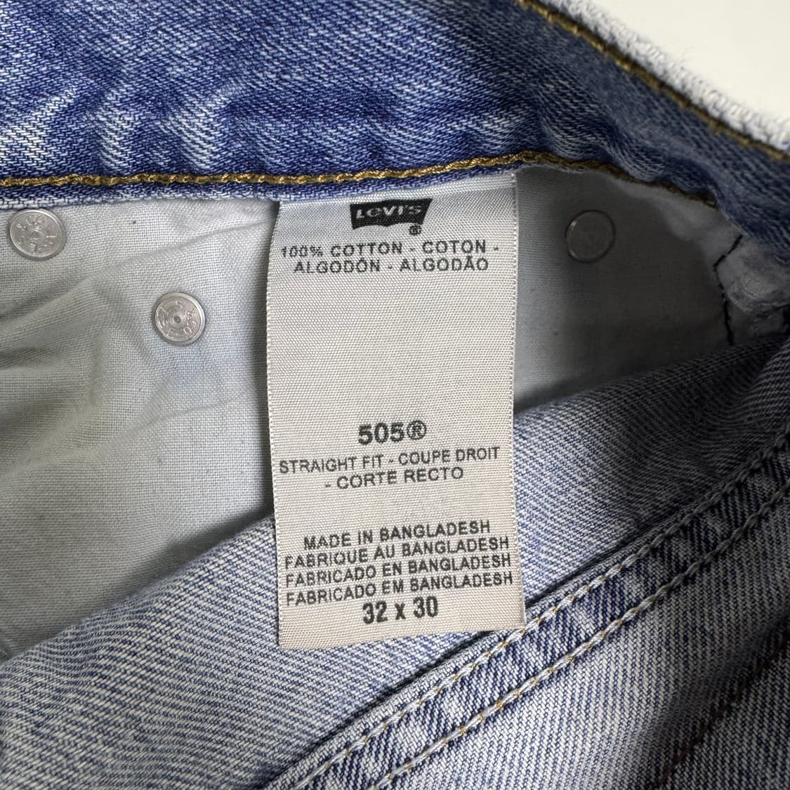 리바이스 505 레드텝 레귤러핏 32 상품이미지3