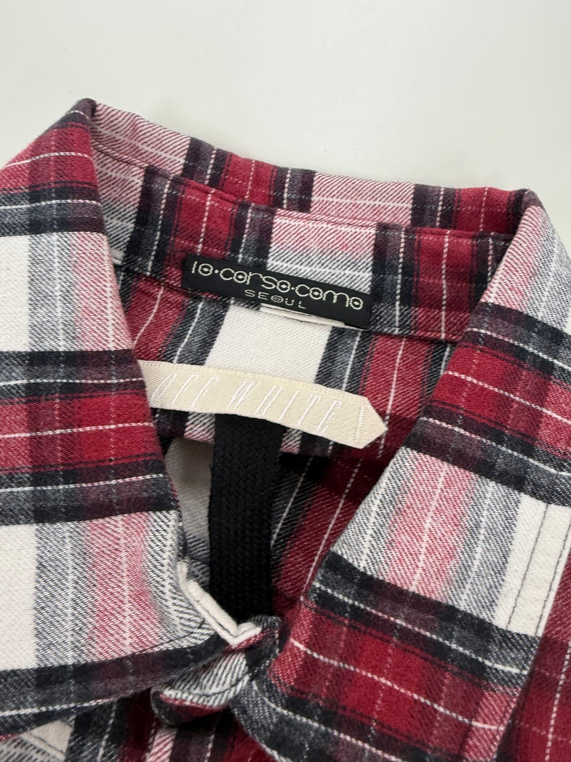 오프화이트 Off White 플란넬 체크 셔츠 상품이미지9