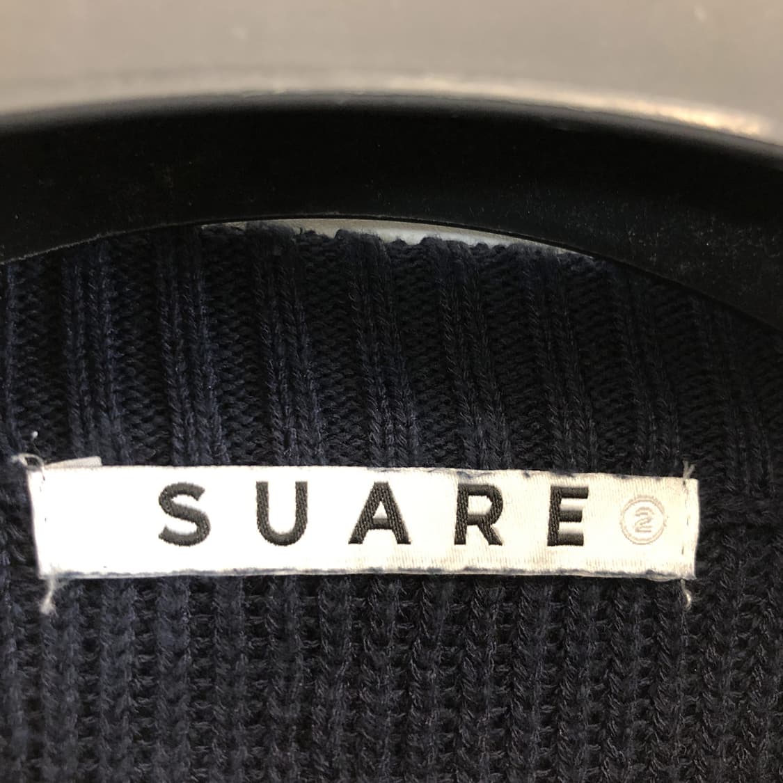 SUARE 수아레 오블리크 사선 니트가디건 2 상품이미지5