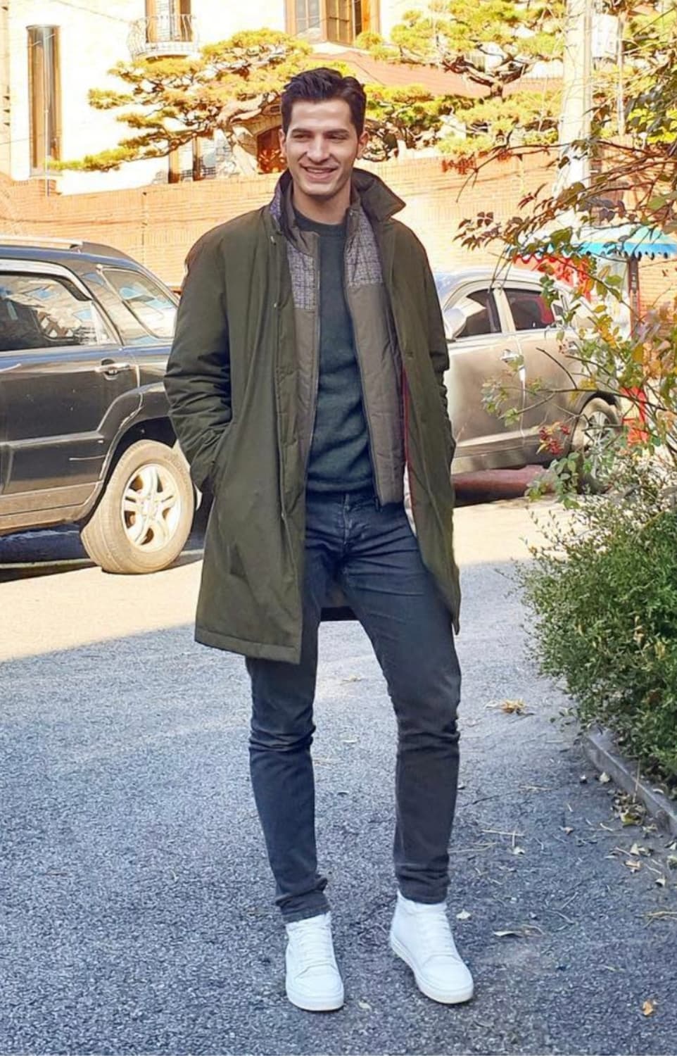 알베르토몬디 2in1 헨리코튼 클래식 파일럿코트(구스다운자켓) 판매 상품이미지1