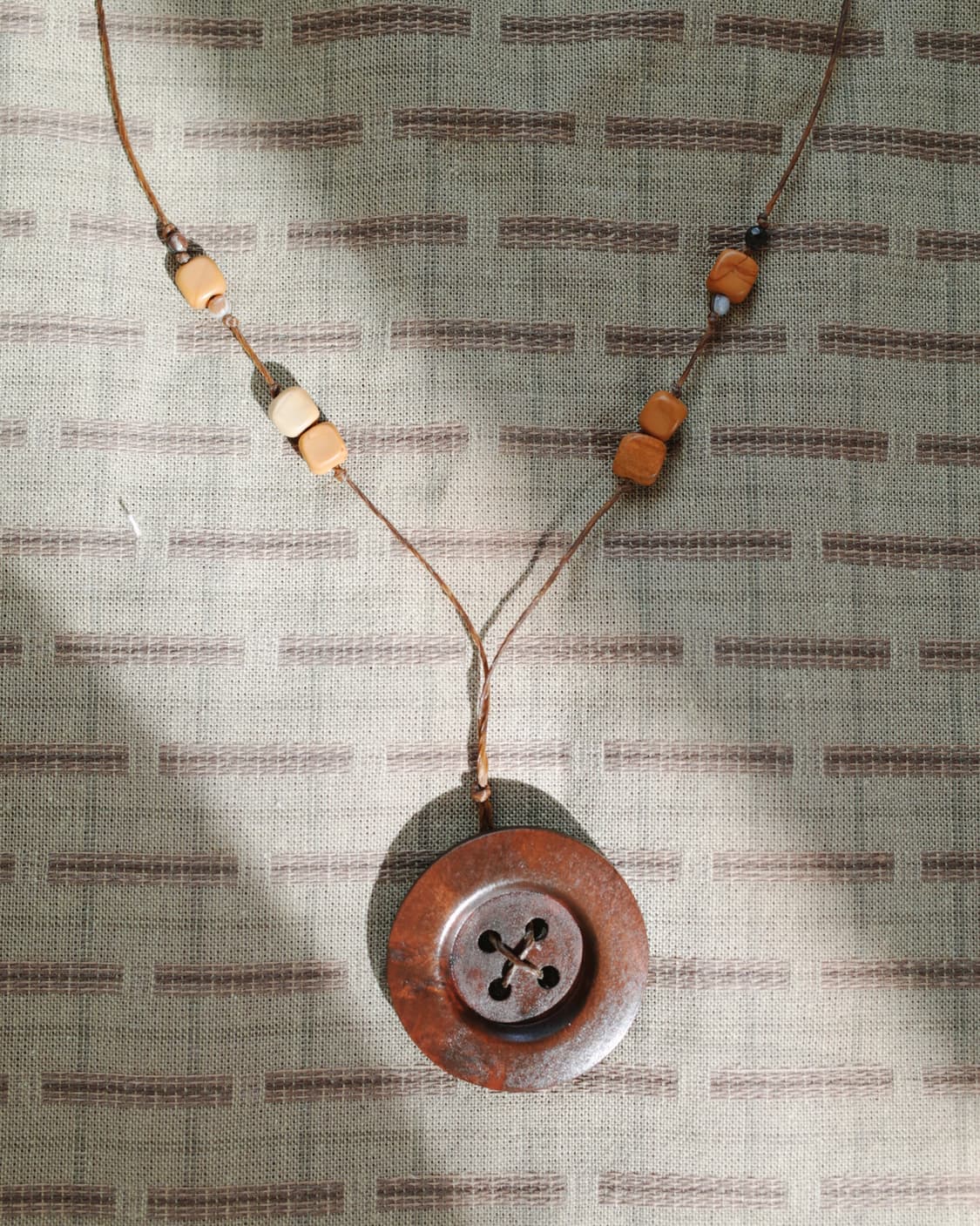 chip botton necklace 칩 단추 목걸이 핸드메이드 상품이미지2