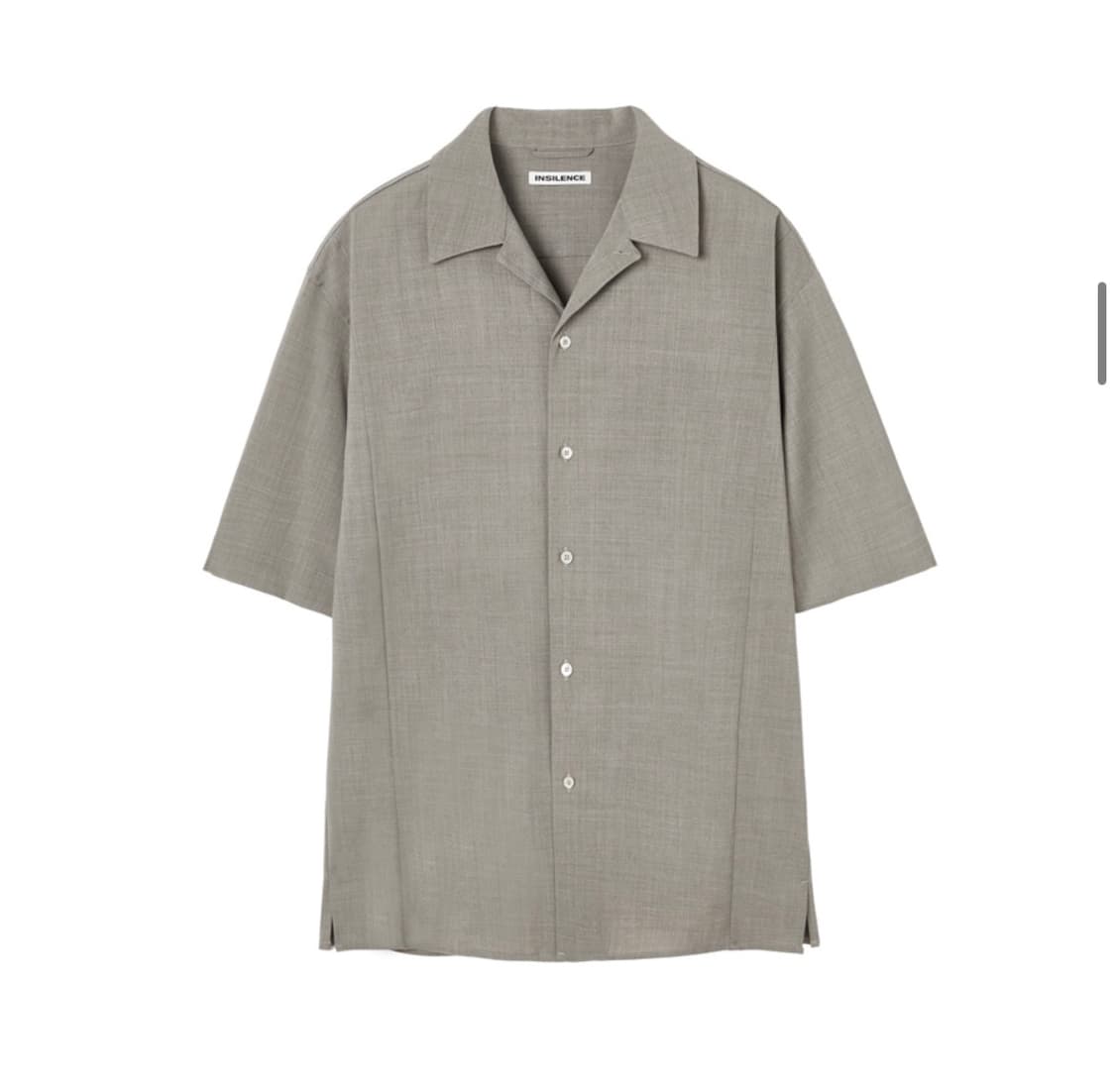 인사일런스 라이트 울 숏슬리브 셔츠 SAND BEIGE 상품이미지1