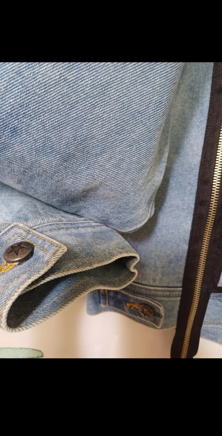 유니크 오버핏 아트 청자켓 105 상품이미지6