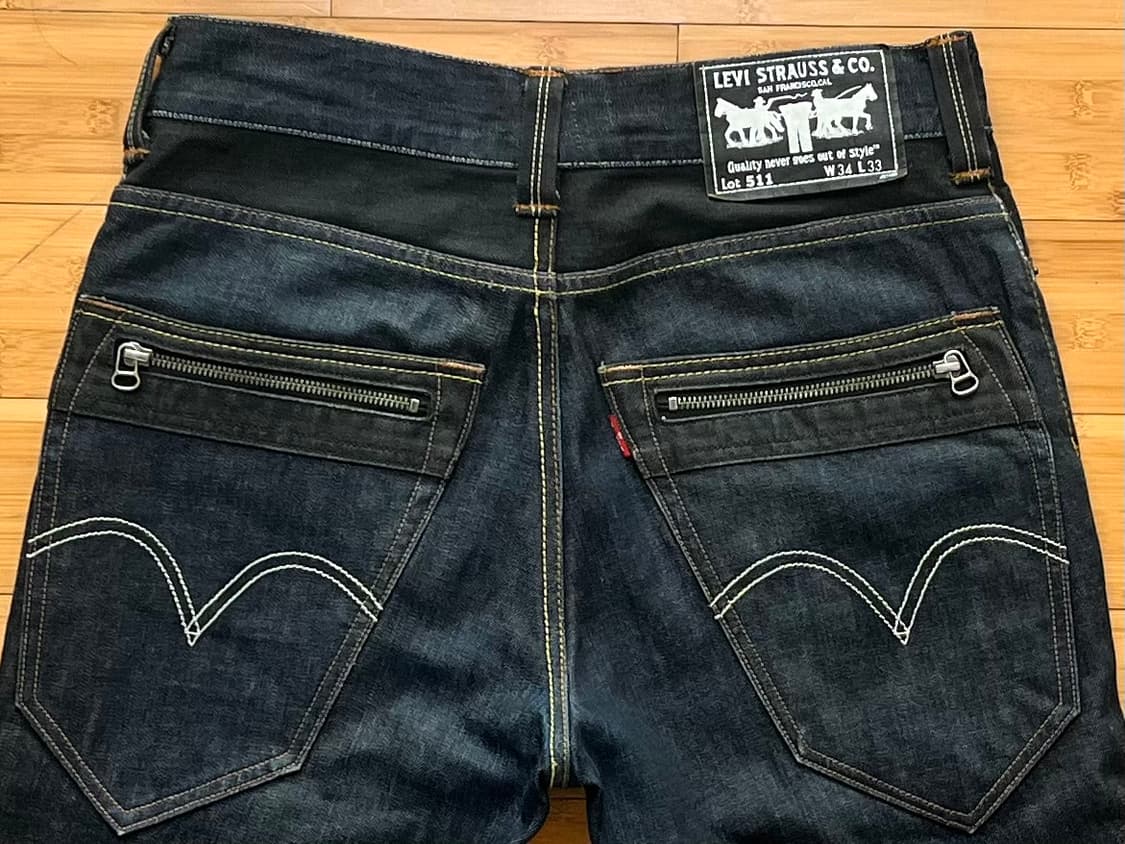 리바이스 511 데님팬츠 W34 L33 상품이미지4