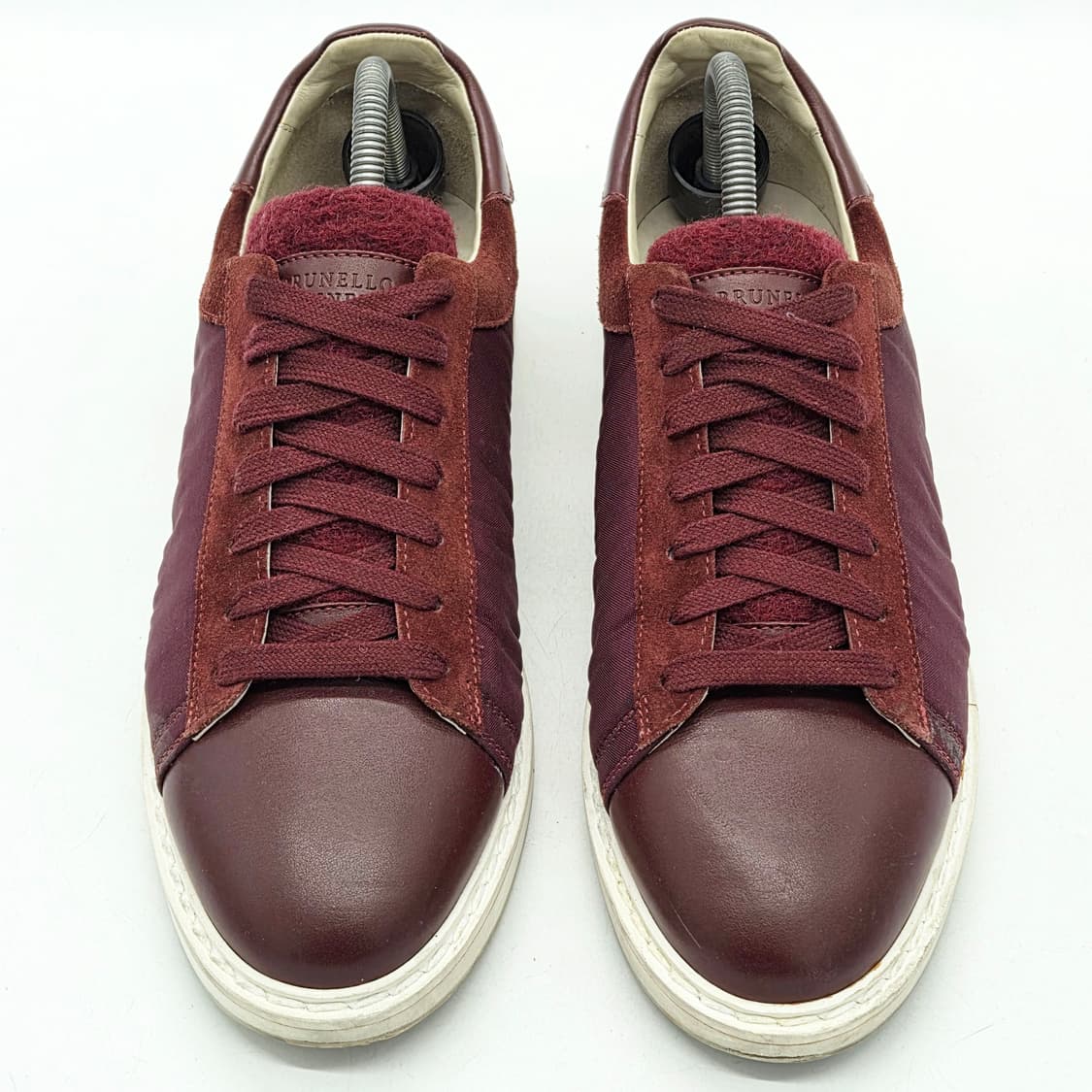 브루넬로 쿠치넬리 로우탑 스니커즈 버건디 (42 1/2) 상품이미지4