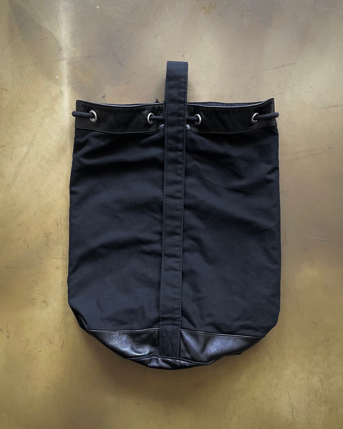 agnès b. Leather Trim Old Duffle Bag 상품이미지7