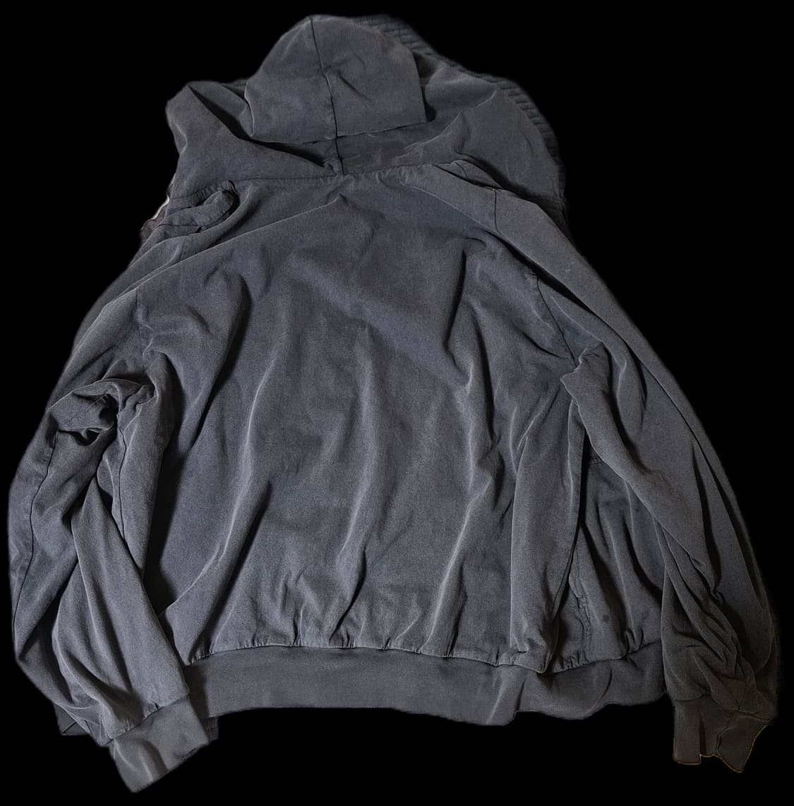 이지갭 후드집업 포에틱 블랙 xl 끈있버전 상품이미지3