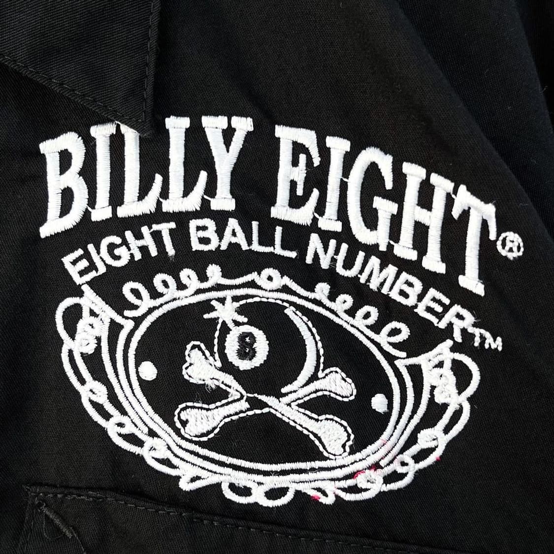 빌리 에잇 핫 앤 로드 블랙 워크 하프 셔츠 상품이미지5