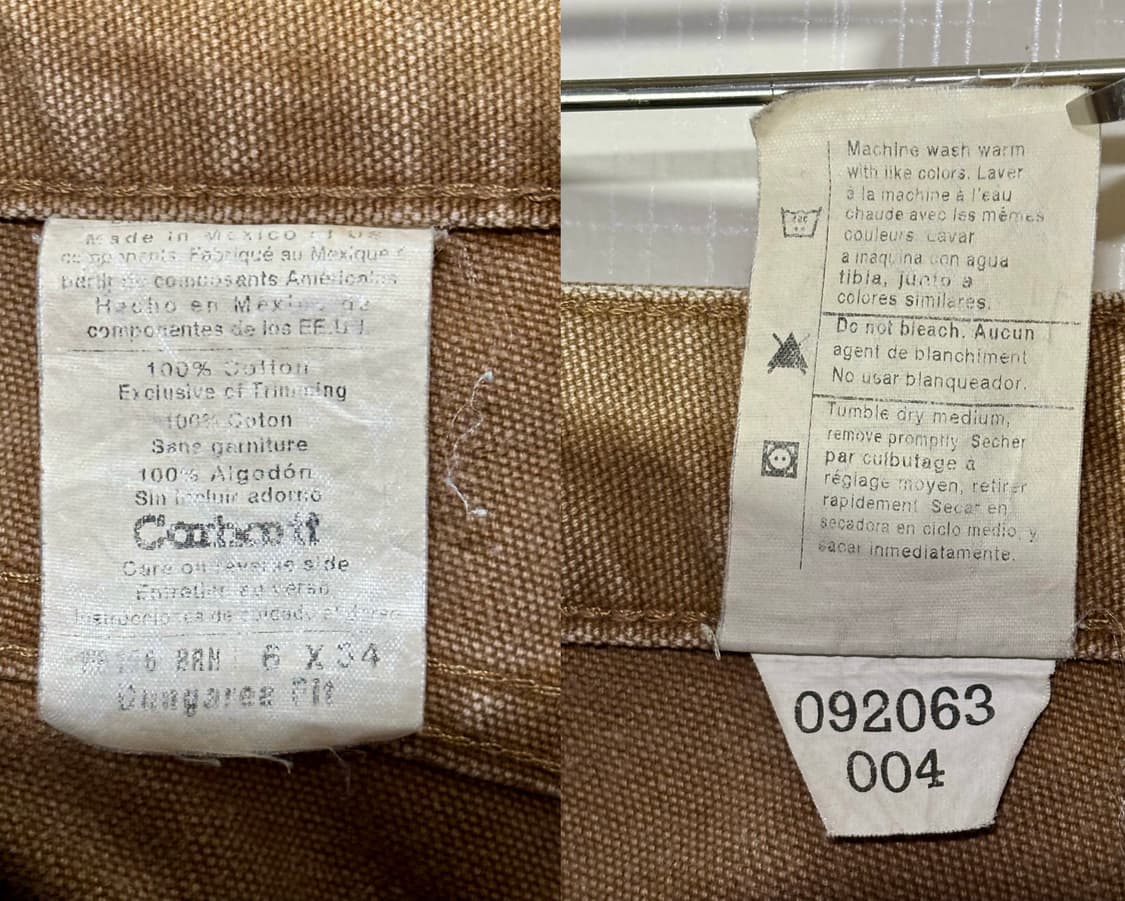 29)90s 칼하트 빈티지 더블니 워크팬츠 브라운 상품이미지9