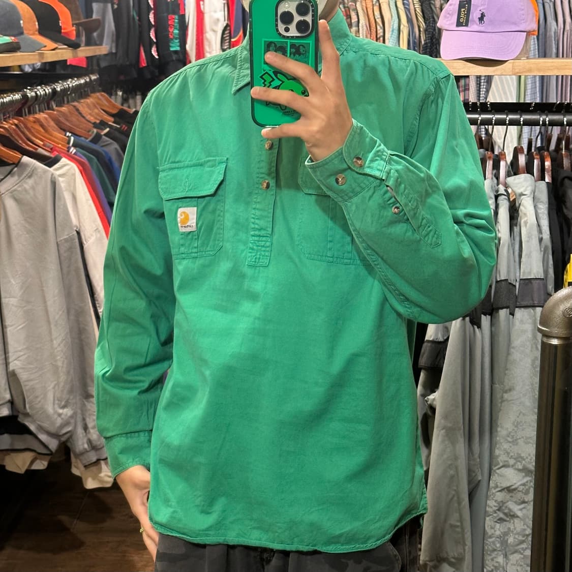 [HI] 칼하트 셔츠 그린 상품이미지3