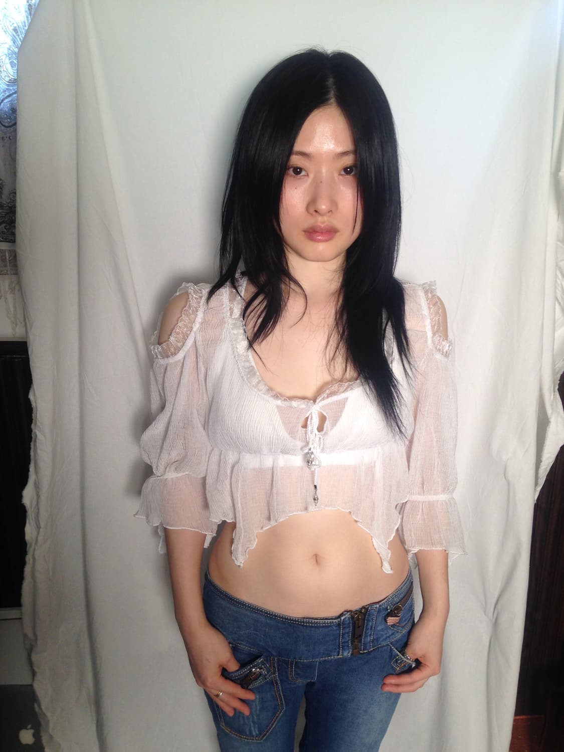 트임 블라우스 상품이미지3