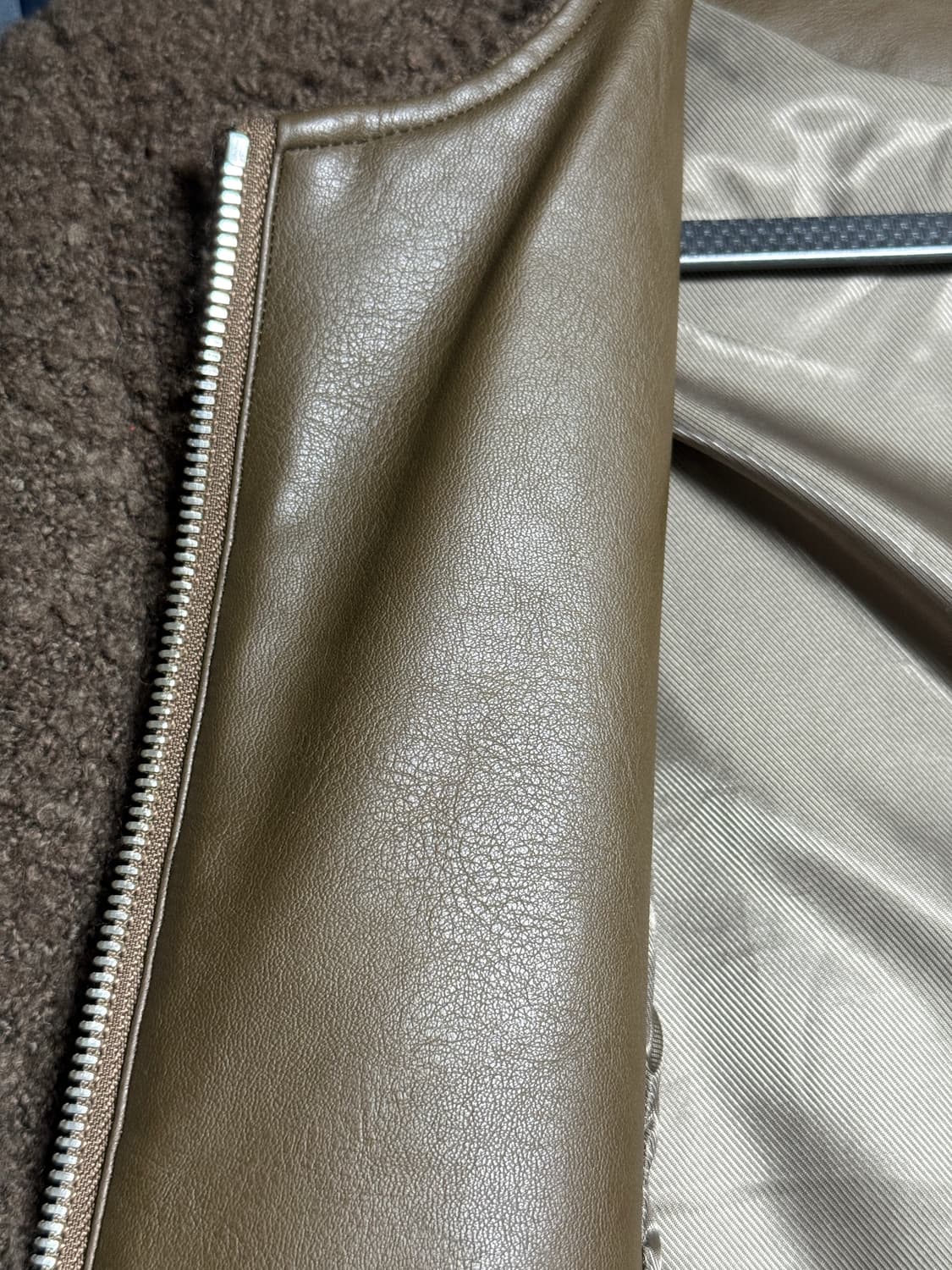 파르티멘토 양털 레더 자켓 상품이미지4