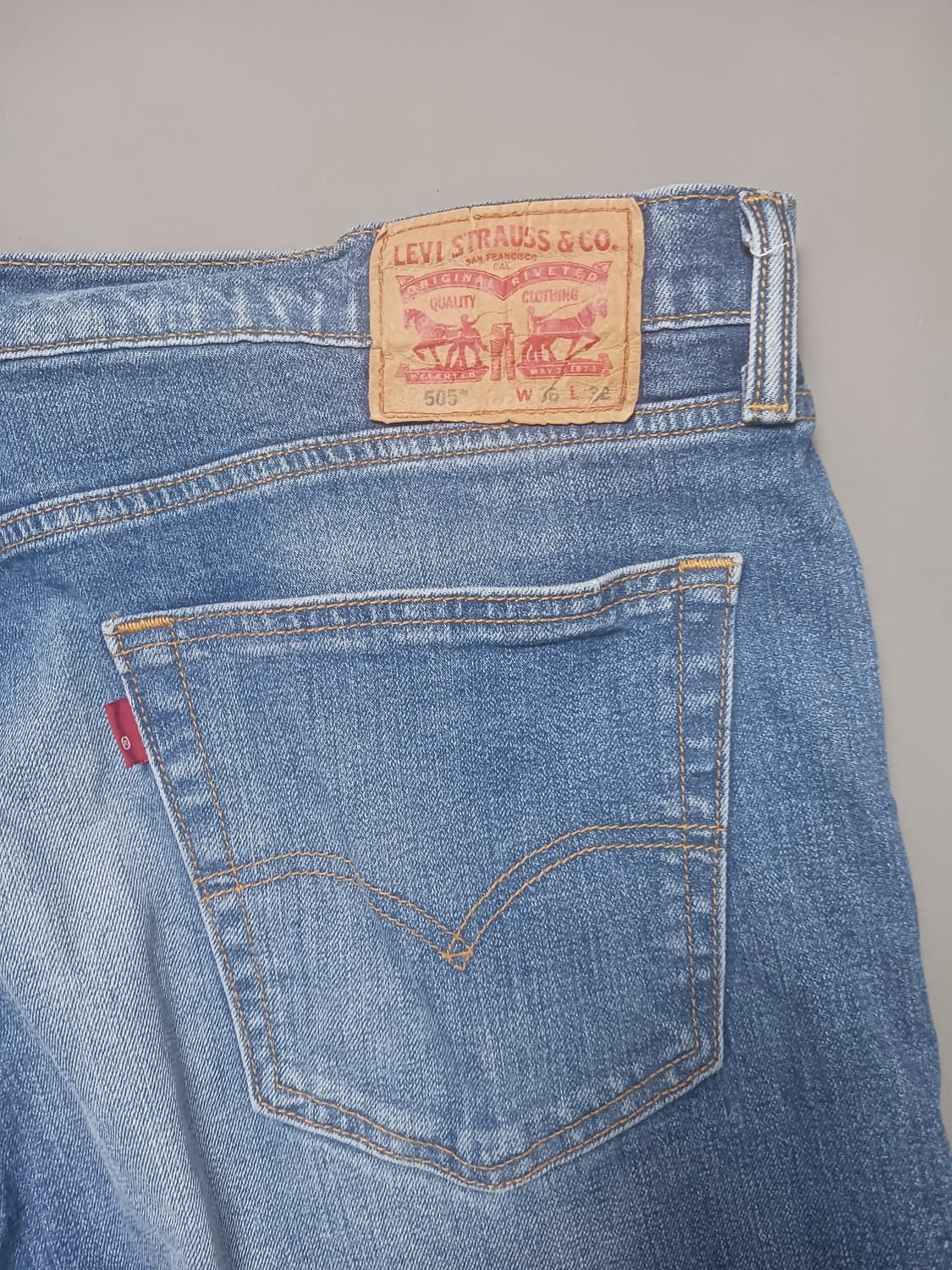 [36] 리바이스 505 R탭 레귤러진 청바지 상품이미지9