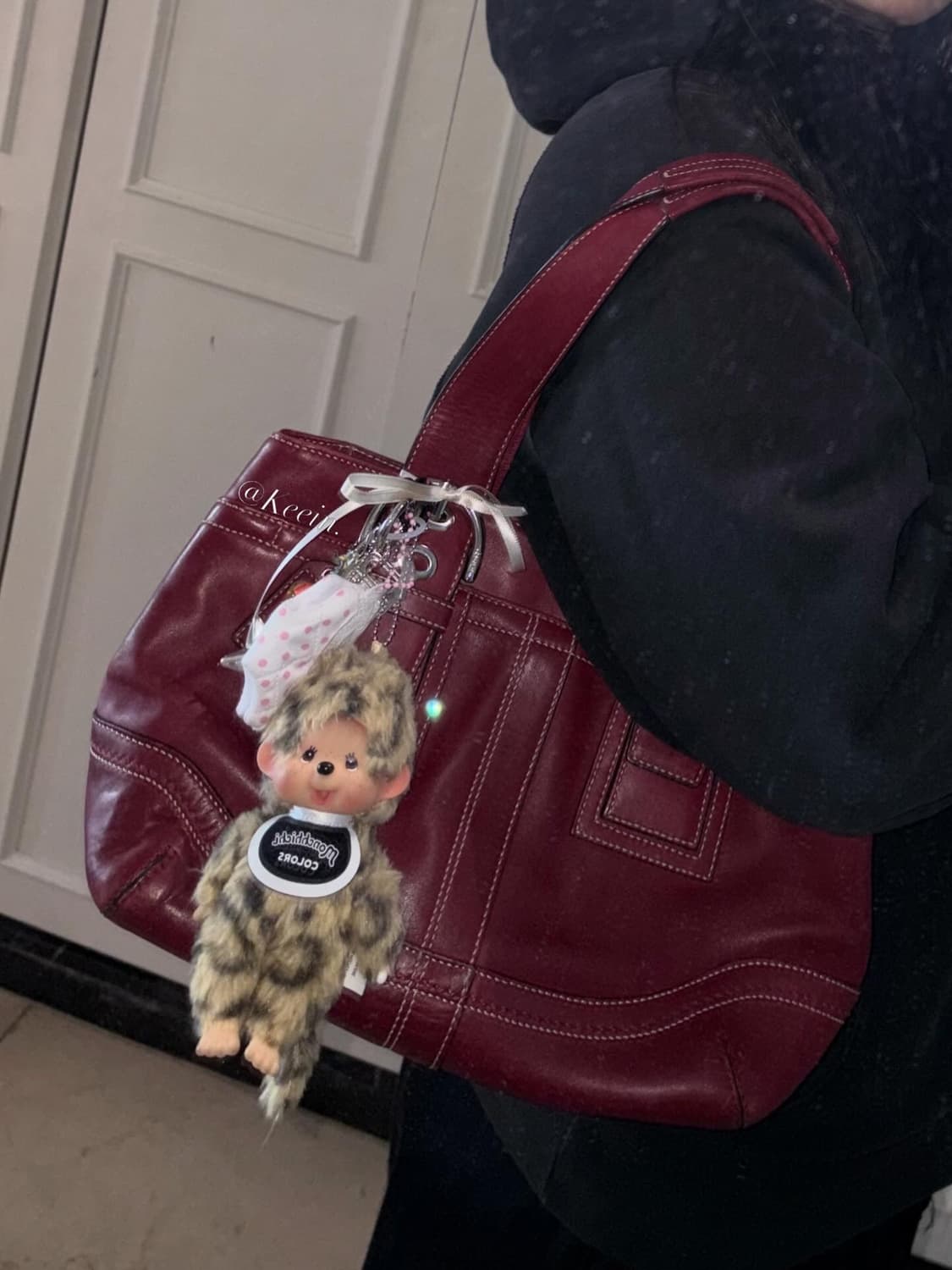 Coach red shoulder bag 상품이미지5