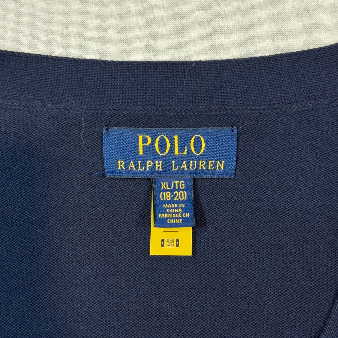 여M) 폴로 랄프로렌 네이비 코튼 가디건 신형 큐알탭 상품이미지6