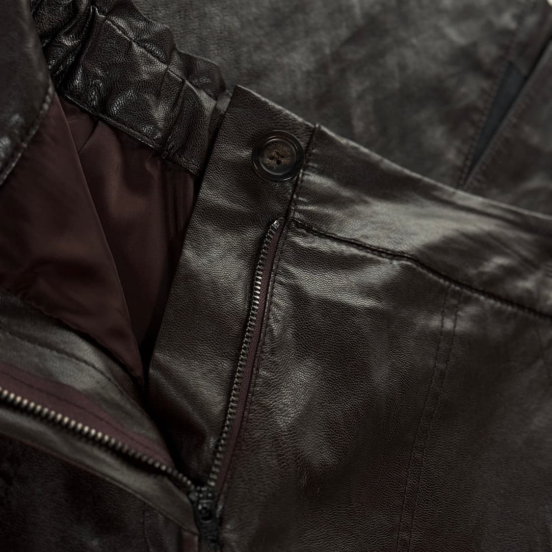 바네사브루노 아떼 슬릿 페이크 레더 스커트 상품이미지2