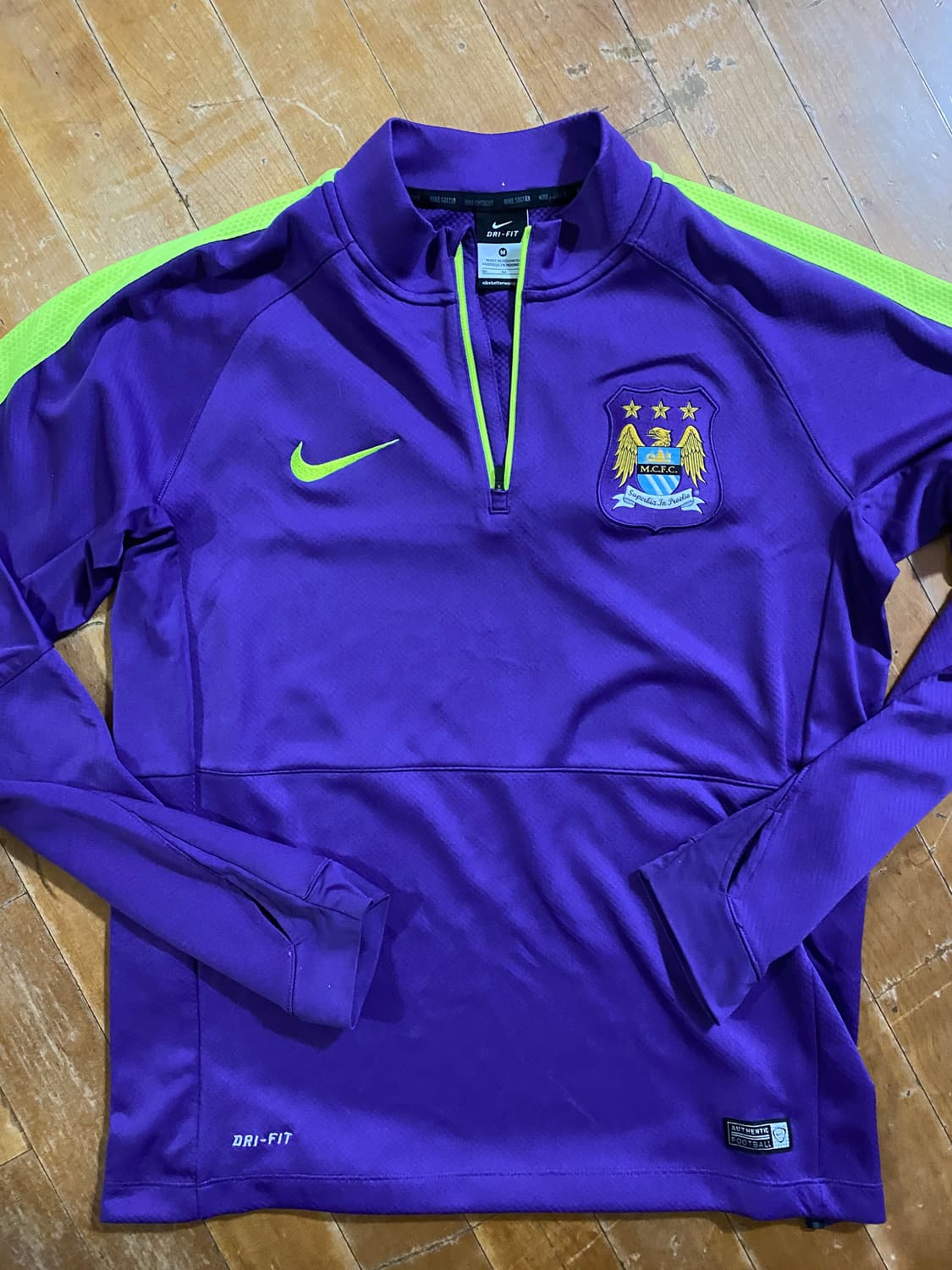 나이키 맨시티 하프집업 져지 M (100) 상품이미지1