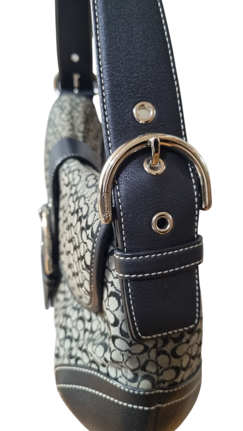 코치빈티지 소호 시그니처 숄더백 y2k 갸루 히메 상품이미지5