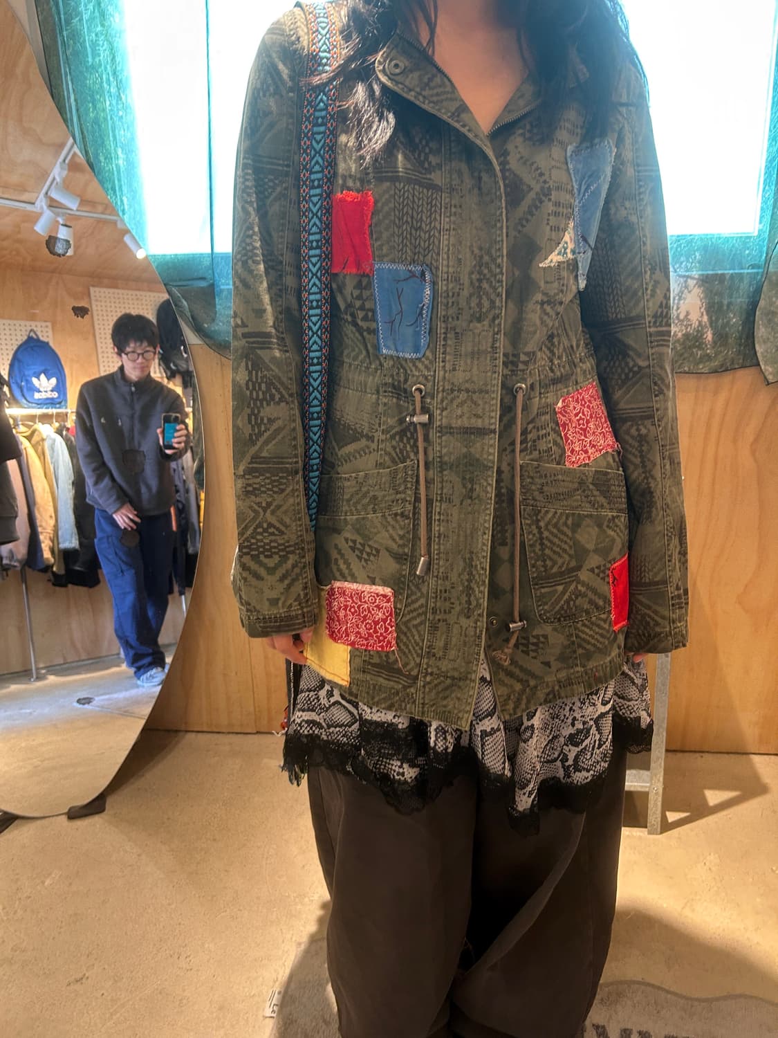 모시모 패치워크 필드자켓 Mossimo 상품이미지1