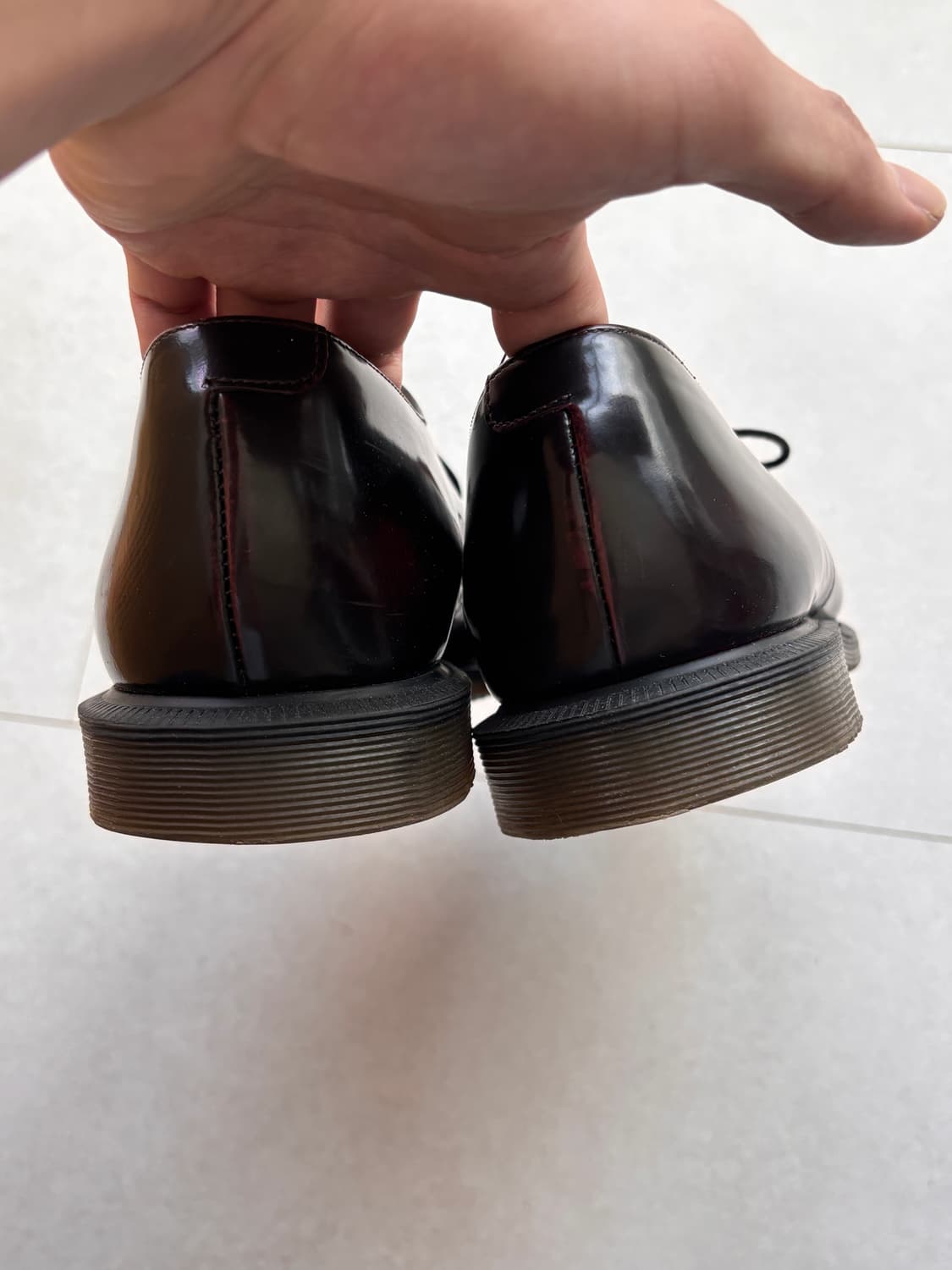 닥터마틴 2홀 더비 브룩 체리버건디 UK8 상품이미지6