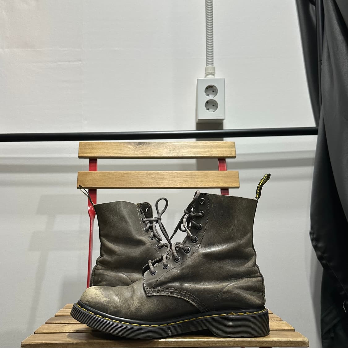 UK7 260) 닥터마틴 부츠 남성 남자 워커 파스칼 그레이 상품이미지6