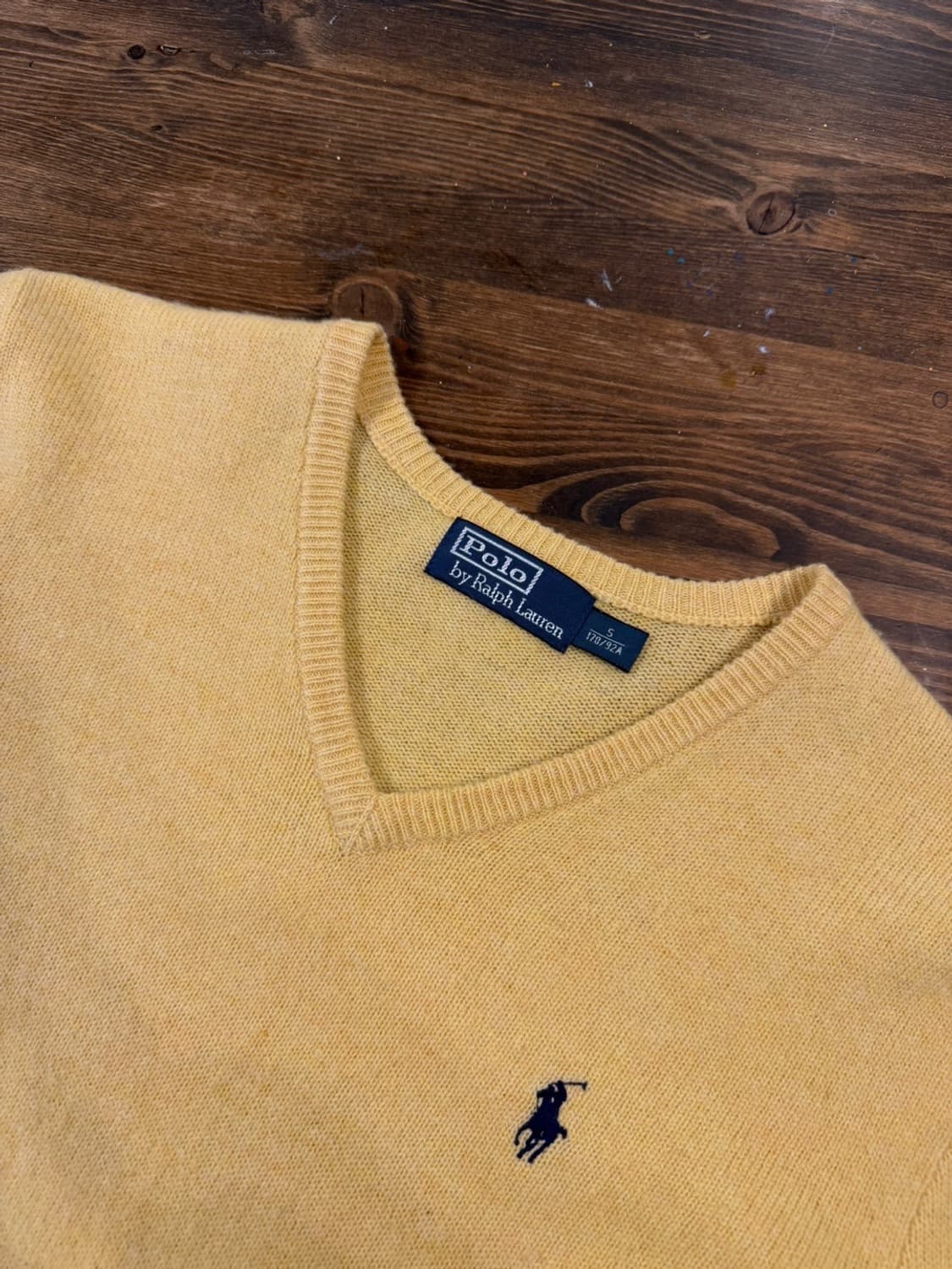 폴로 랄프로렌 램스울 브이넥 니트 66~77 상품이미지6