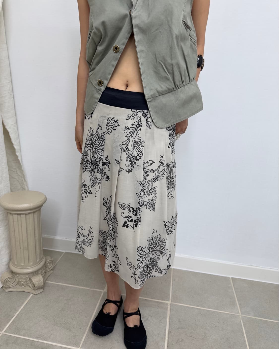 drawing skirt 상품이미지1