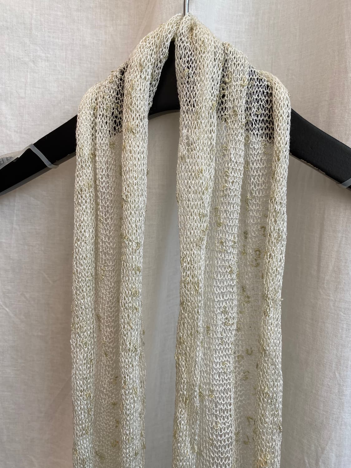 베이지 그물 머플러 상품이미지4