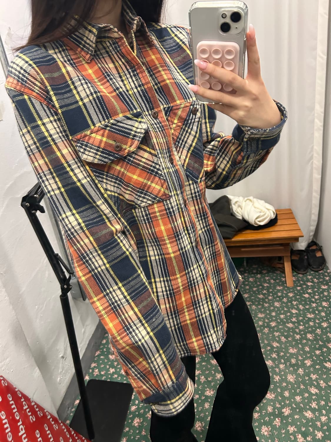 드님 denime gear jpn plaid shirt 상품이미지3