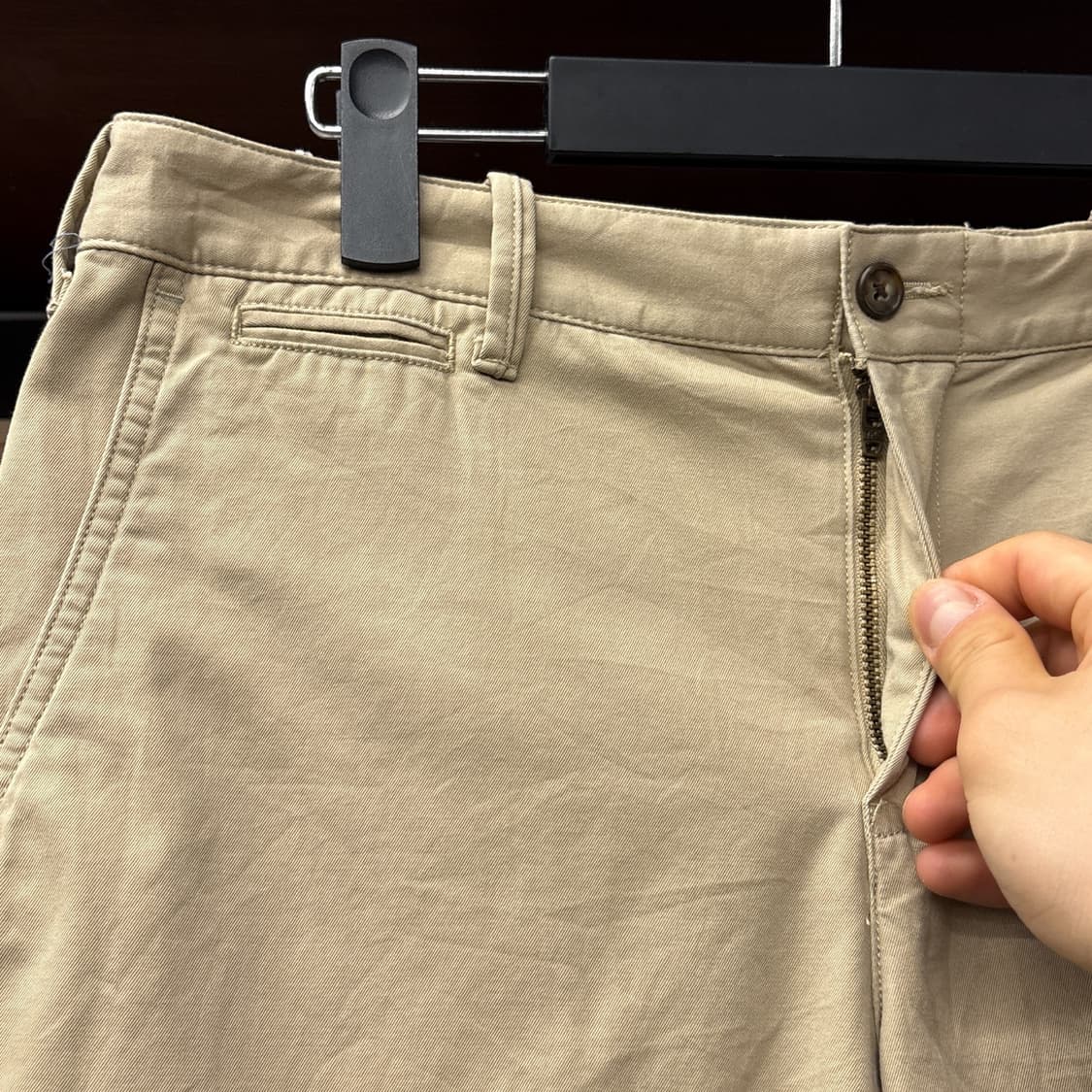 신형라벨 폴로 랄프로렌 클래식 치노 쇼츠팬츠 포니자수 진베이지 N1110 상품이미지6