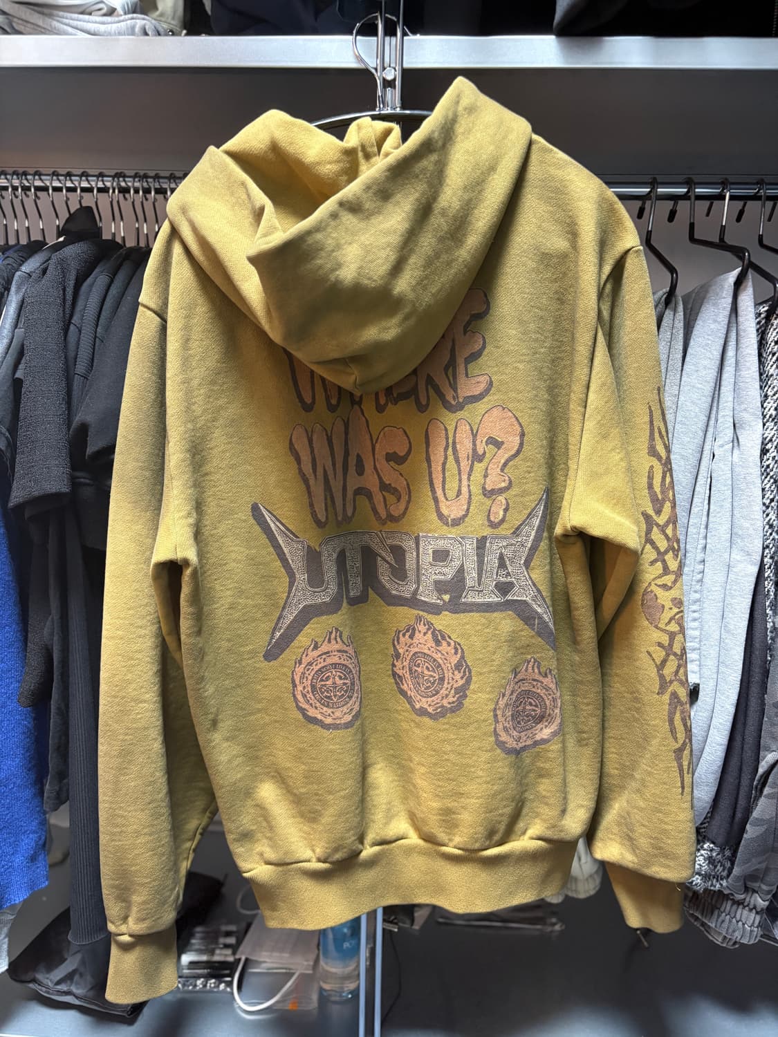 트래비스스캇 내한 머천 후드 S 상품이미지2