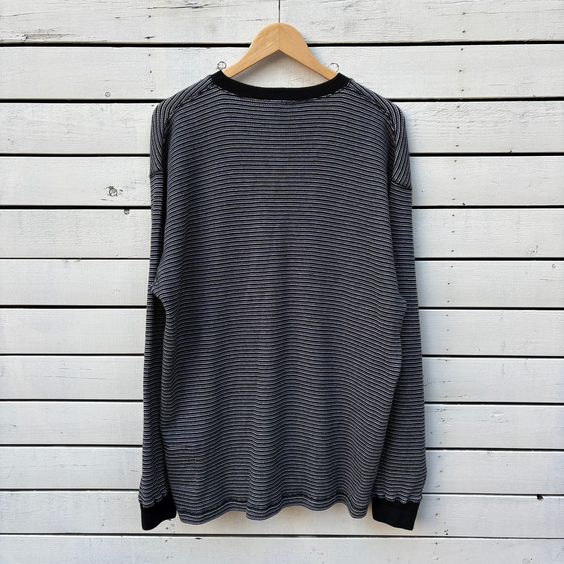 Khakis 카키스 와플 헨리넥 롱슬리브 티셔츠 상품이미지2