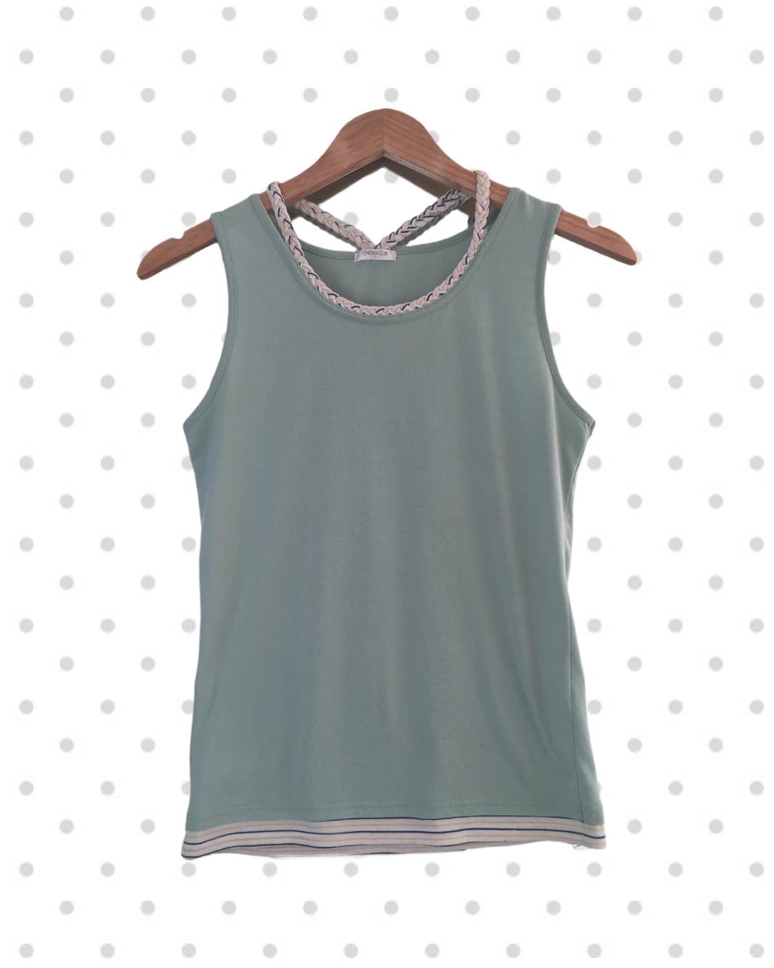 vintage twisted strap sleeveless mint 상품이미지5