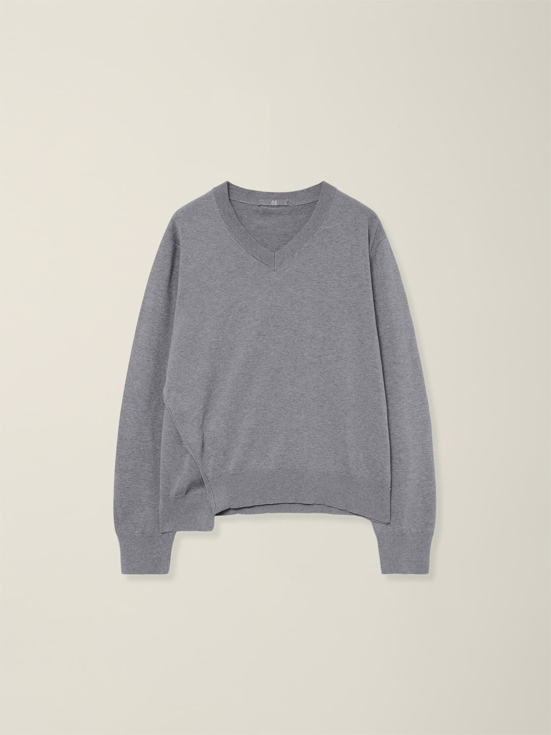 [구매] SIDE CLOSURE V-NECK KNIT 상품이미지1