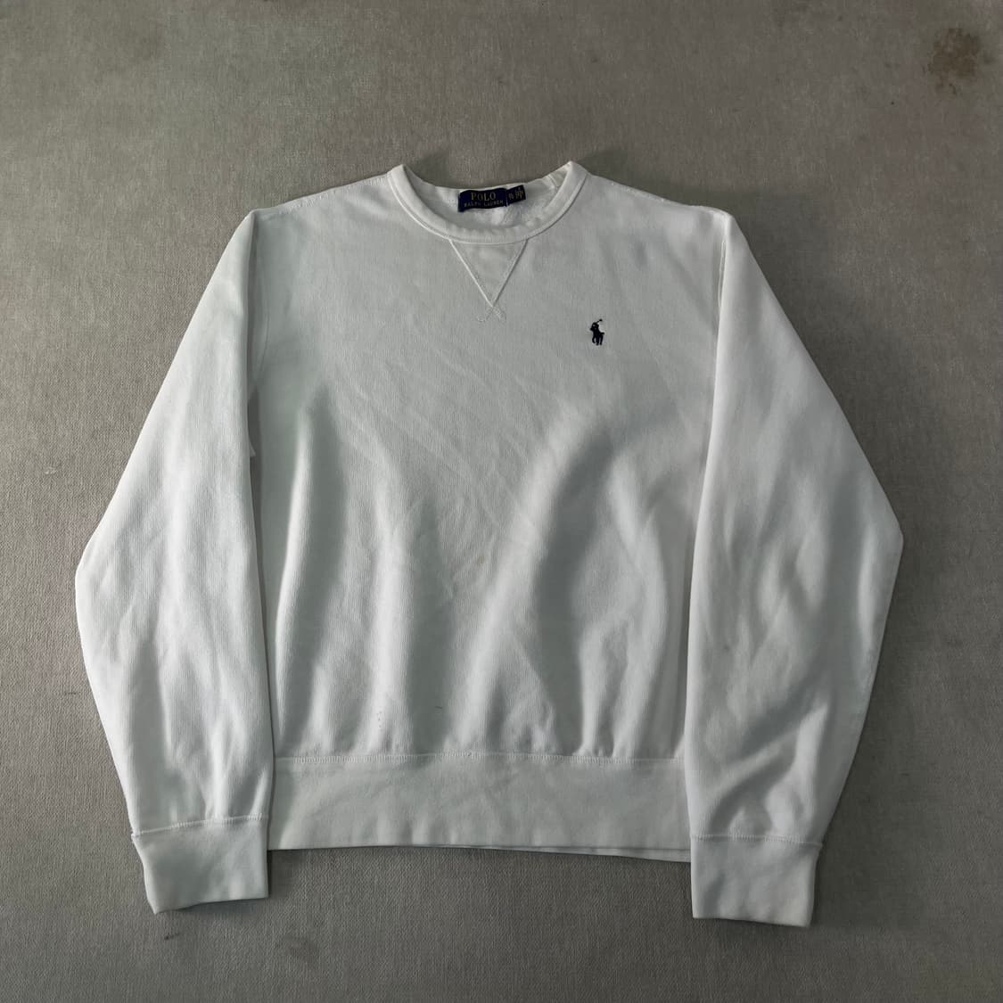 105 폴로랄프로렌 스몰포니 화이트 맨투맨 상품이미지1