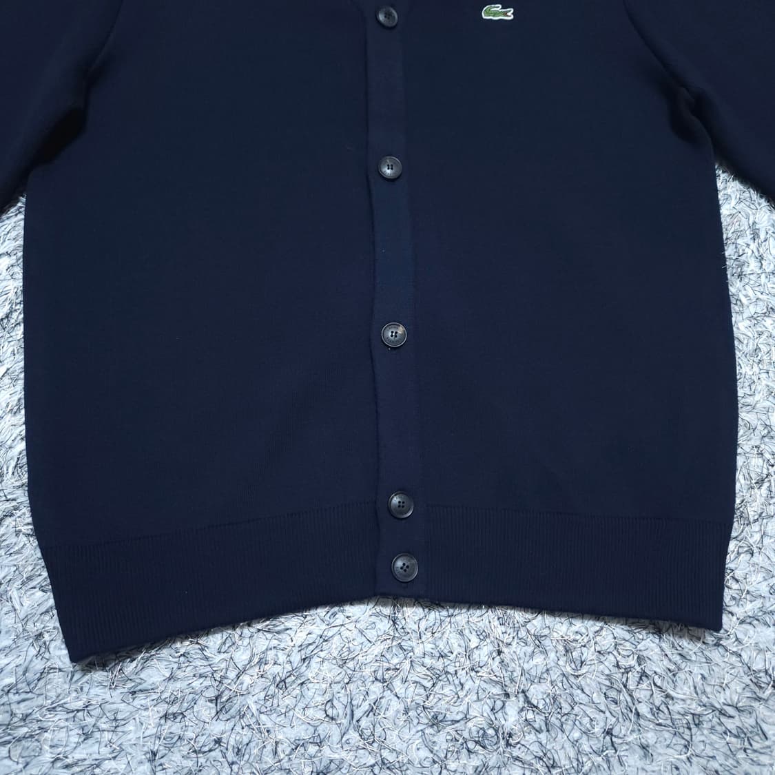 라코스테)100 남자 방모 Y넥 가디건 / 왕눈이 상품이미지5