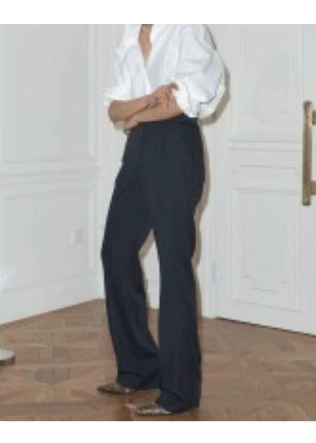 디자이너 브랜드 동령 Dong Lyung 차콜 트라우저 상품이미지2