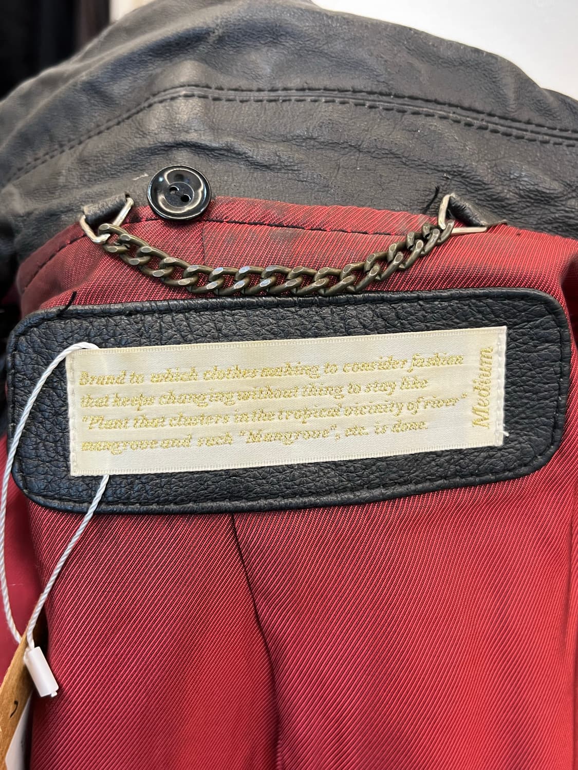 Mangrove 피그 스킨 레더 자켓 상품이미지8