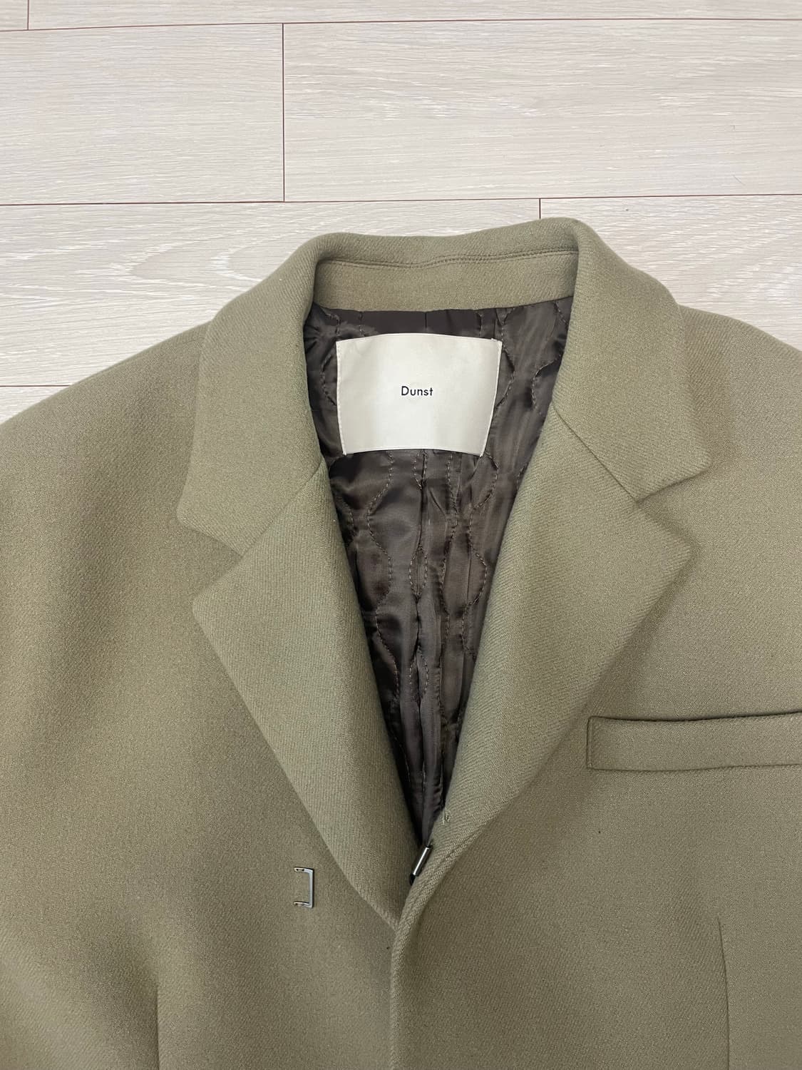 던스트 UNISEX 2-WAY 3 BUTTON HEAVY WOOL BLA 상품이미지2