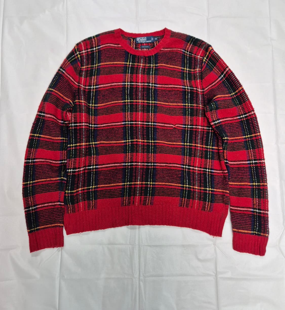 폴로 체크니트 상품이미지1