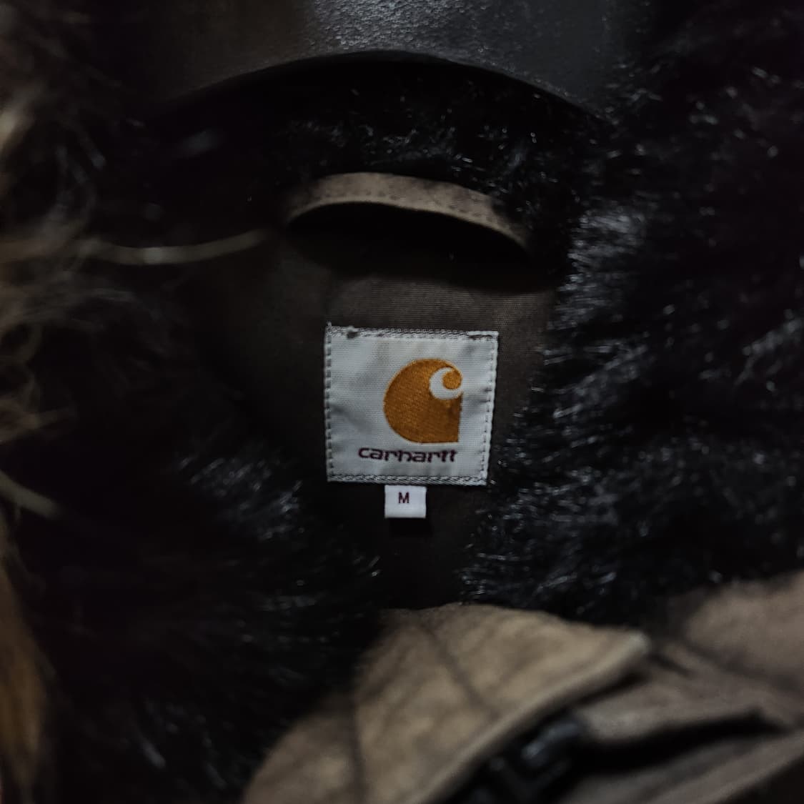 칼하트 브라운 후드 패딩 자켓 상품이미지7