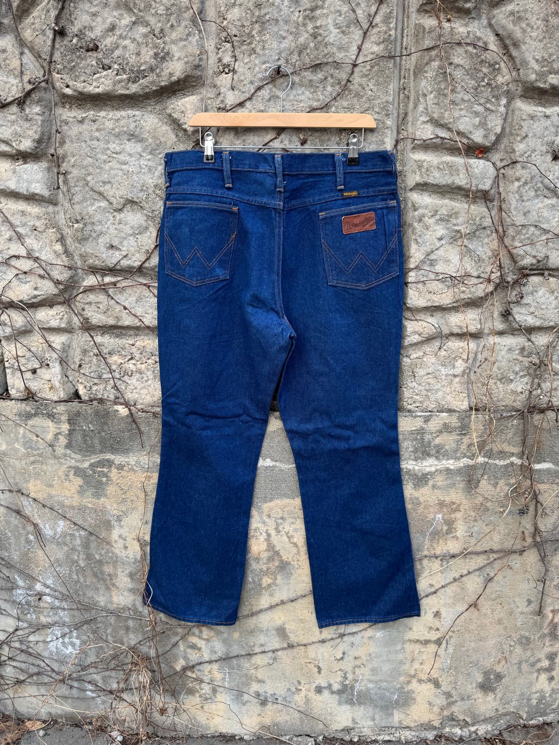 80s 랭글러 빈티지 945den 카우보이컷 고온스 데님 팬츠 부츠컷 상품이미지2