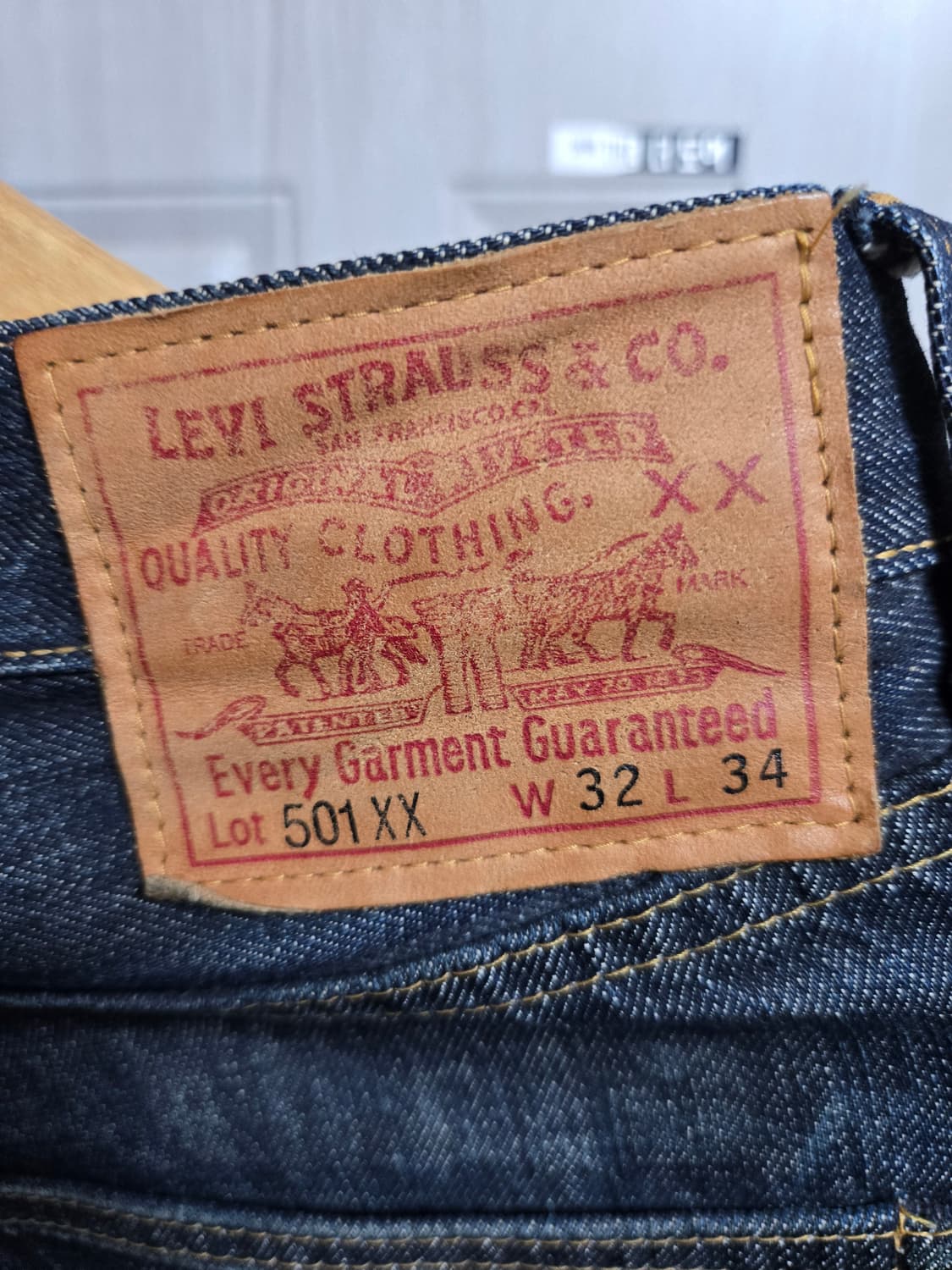 리바이스 LVC 47501XX 셀비지 데님 / W32 L34 상품이미지8