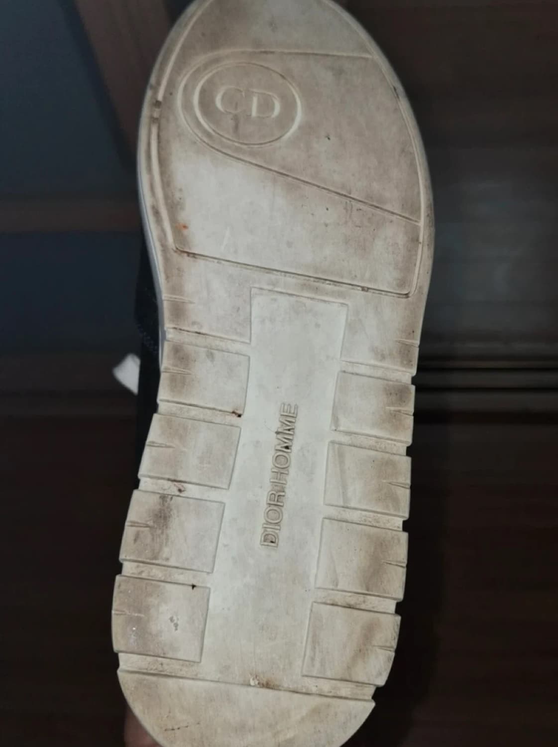 디올 블랙 하이탑 스니커즈 39 상품이미지6