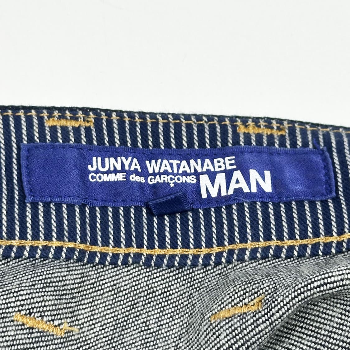 32, M 꼼데가르송 x 준야와타나베 사루엘 생지 데님팬츠 상품이미지6