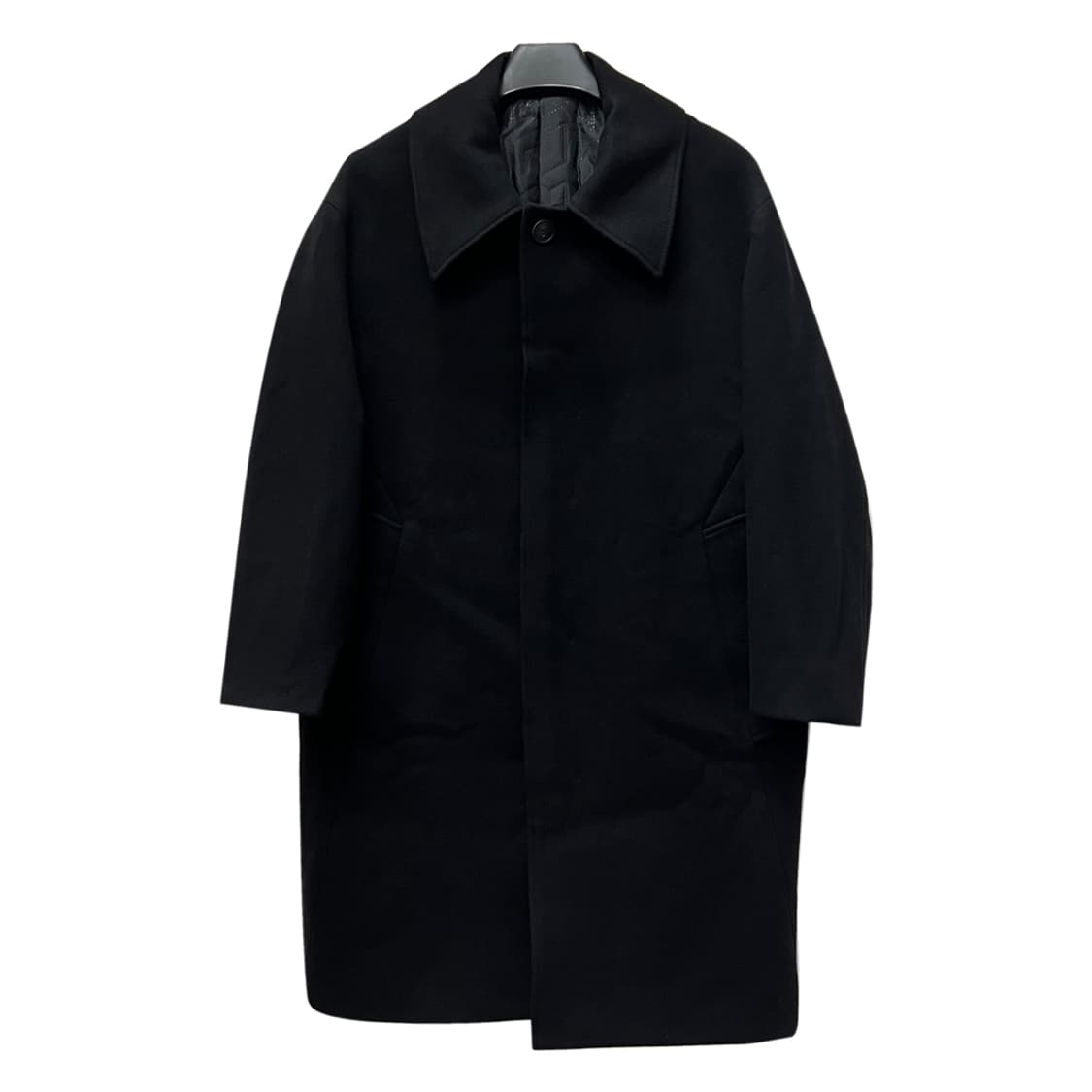 가넷 옴므 블랙 캐시미어 오버핏 코트 95 상품이미지1